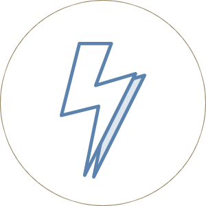 icon showing lightening bolt
